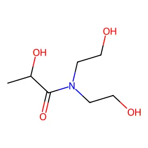 N,N-bis(2-Hydroxyethyl)lactamide structure