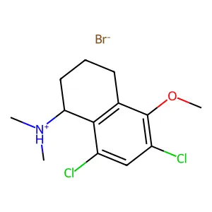 C13H17Cl2NO.BrH structure