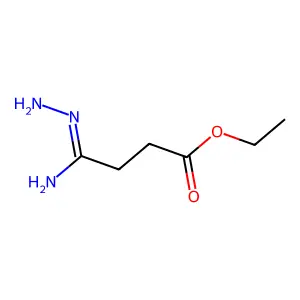 4-肼基-4-亚氨基丁酸乙酯 structure