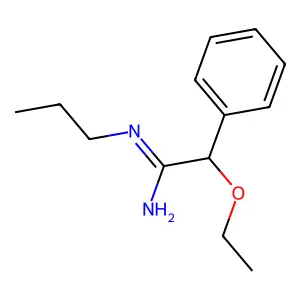 乙氧基(苯基)-N-丙基乙脒 structure