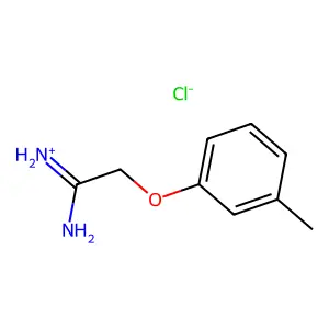 (3-Methylphenoxy)ethanimidamide--hydrogen chloride (1/1) structure