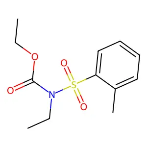 Carbamic acid, N-ethyl-N-(o-tolylsulfonyl)-, ethyl ester structure
