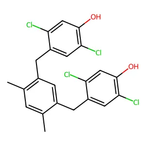 Phenol, (4,6-dimethyl-m-phenylenedimethylene)bis(2,5-dichloro- structure