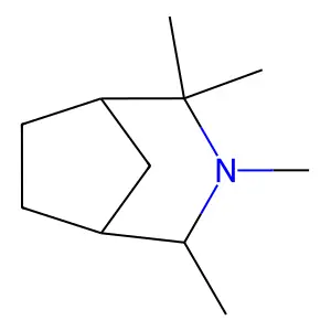 3-Azabicyclo(3.2.1)octane, 2,2,3,4-tetramethyl- structure