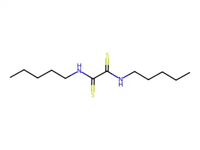 Oxamide, N,N'-dipentyldithio- structure