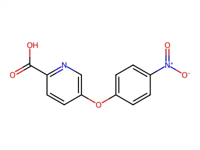 Picolinic acid, 5-(p-nitrophenoxy)- structure