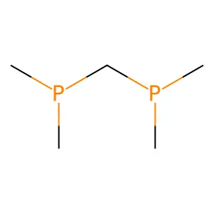 Bis(dimethylphosphino)methane structure