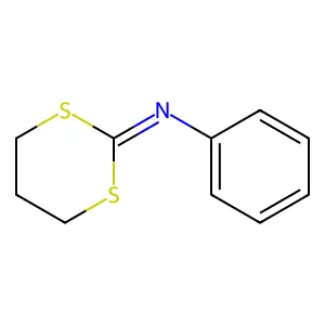 N-phenyl-1,3-dithian-2-imine structure