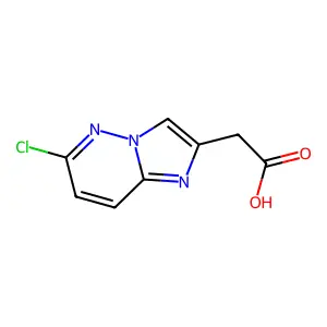 2-(6-Chloroimidazo[1,2-b]pyridazin-2-yl)acetic acid structure