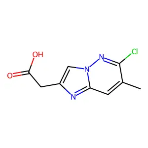 2-(6-Chloro-7-methylimidazo[1,2-b]pyridazin-2-yl)acetic acid structure