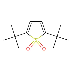 Thiophene, 2,5-bis(1,1-dimethylethyl)-, 1,1-dioxide structure