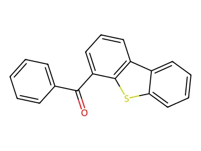4-Benzoyldibenzothiophene structure