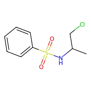 n-(1-Chloropropan-2-yl)benzenesulfonamide structure