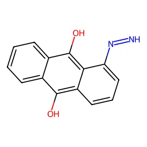 9,10-Anthracenedione, 1-hydrazinyl- structure
