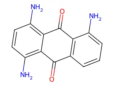 1,4,5-Triaminoanthraquinone structure