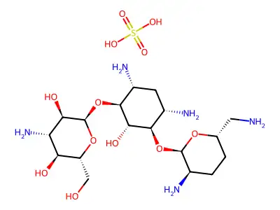 硫酸地贝卡星 structure