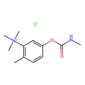 Ammonium, ((5-hydroxy-2-methyl)phenyl)trimethyl-, chloride, methylcarbamate structure