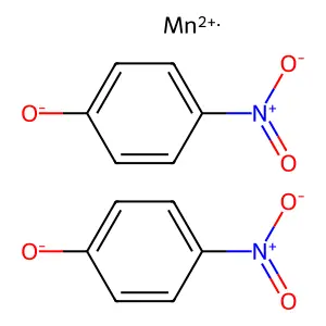 phenol, p-nitro-, manganese(ii) salt structure