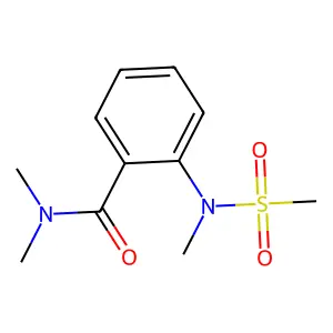 N,N-dimethyl-2-[methyl(methylsulfonyl)amino]benzamide structure