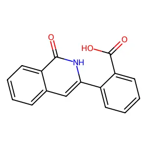 Benzoicc acid, 2-(1,2-dihydro-1-oxo-3-isoquinolinyl)- structure