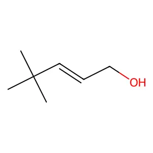 4,4-Dimethylpent-2-en-1-ol structure