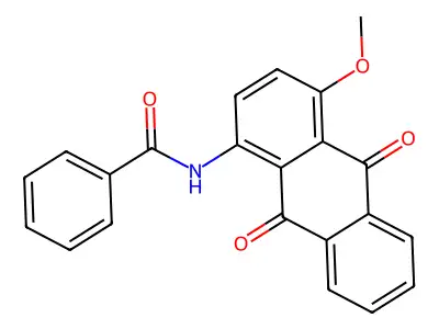 Vat dye (C.I. 60750) structure