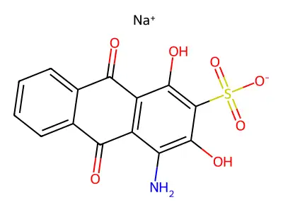 核坚牢红游离酸 structure