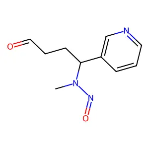 4-(Methylnitrosamino)-4-(3-pyridyl)butanal structure