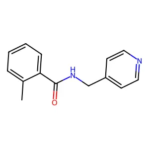 2-methyl-N-(pyridin-4-ylmethyl)benzamide structure