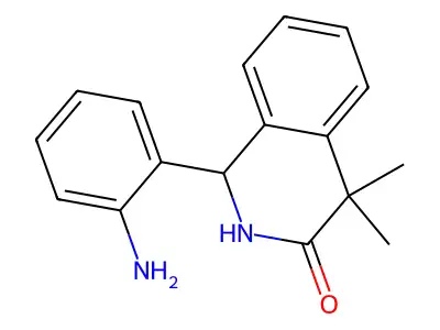 1-(2-Aminophenyl)-4,4-dimethyl-1,4-dihydroisoquinolin-3-ol structure