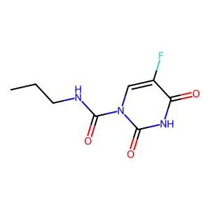 1(2H)-Pyrimidinecarboxamide, 5-fluoro-3,4-dihydro-2,4-dioxo-N-propyl- structure