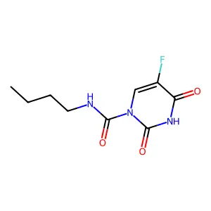 1(2H)-Pyrimidinecarboxamide, N-butyl-5-fluoro-3,4-dihydro-2,4-dioxo- structure