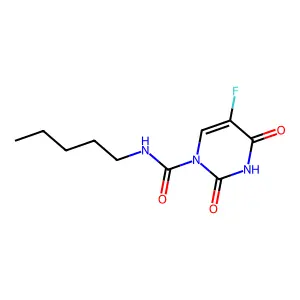 1(2H)-Pyrimidinecarboxamide, 5-fluoro-3,4-dihydro-2,4-dioxo-N-pentyl- structure