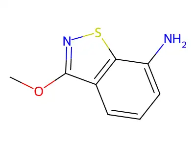 1,2-Benzisothiazol-7-amine, 3-methoxy- structure