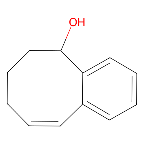5-Benzocyclooctenol, 5,6,7,8-tetrahydro-, (E)- structure