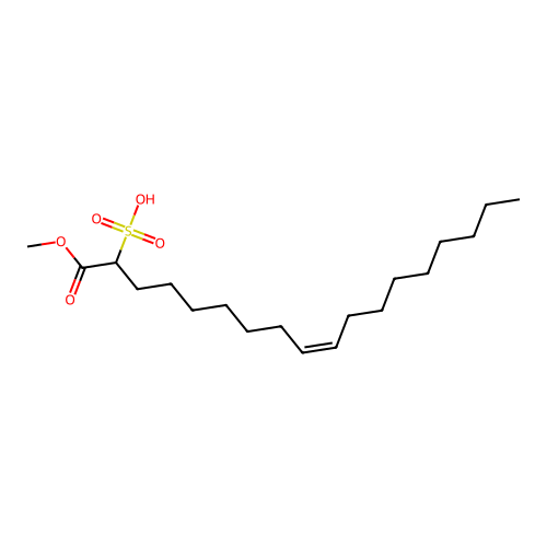 1-Methyl 2-sulphooleate structure