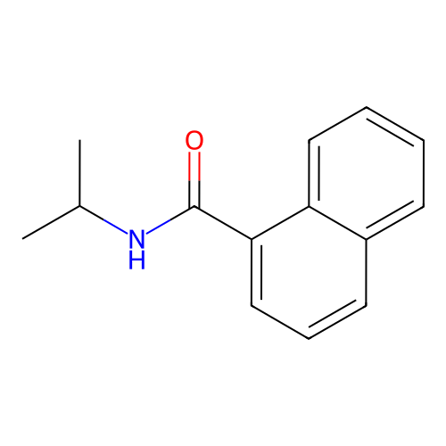 N-(propan-2-yl)naphthalene-1-carboxamide structure