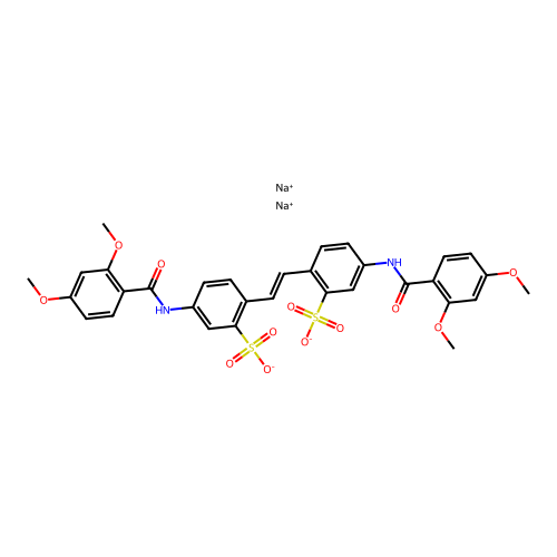 Fluorescent brightener 34 structure