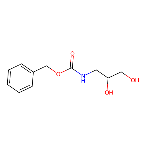 N-(Benzyloxycarbonyl)-3-amino-1,2-propanediol structure
