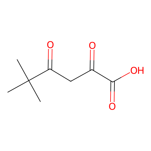 5,5-Dimethyl-2,4-dioxohexanoic acid structure