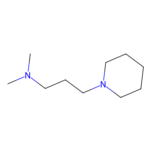N,N-dimethyl-3-piperidin-1-ylpropan-1-amine structure