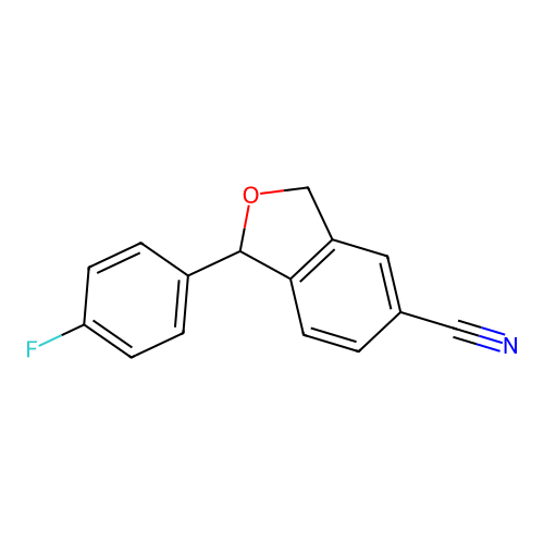 1-(4'-Fluorophenyl)-1,3-DihydroIsobenzofuran-5-Carbonitrile structure