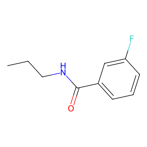 3-fluoro-N-propylbenzamide structure