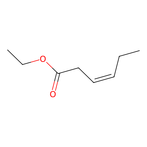 Ethyl 3-hexenoate, (3Z)- structure