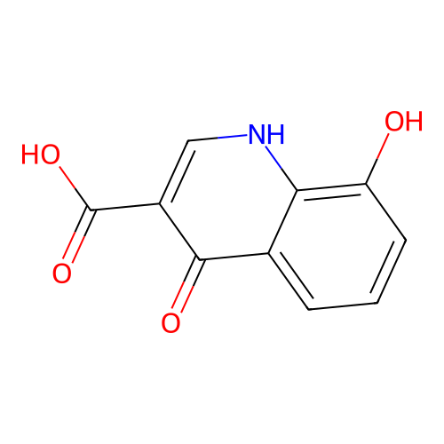4,8-Dihydroxyquinoline-3-carboxylic acid structure
