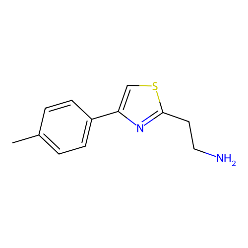 2-[4-(4-Methylphenyl)-1,3-thiazol-2-yl]ethanamine structure