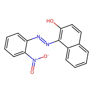 1-(2-(2-Nitrophenyl)diazenyl)-2-naphthalenol structure