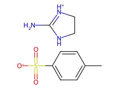 4,5-dihydro-1H-imidazol-2-ylamine tosylate structure