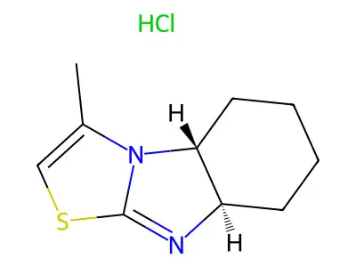 Thiazolo(3,2-a)benzimidazole, 4a,5,6,7,8,8a-hexahydro-3-methyl-, hydrochloride, (E)- structure
