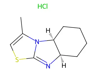 Thiazolo(3,2-a)benzimidazole, 4a,5,6,7,8,8a-hexahydro-3-methyl-, hydrochloride, (Z)- structure